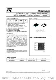 STL20NM20N datasheet pdf ST Microelectronics