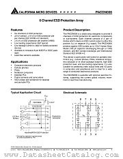 PACDN006SM datasheet pdf California Micro Devices Corp