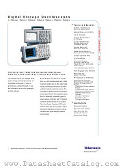 TDS2014 datasheet pdf Tektronix