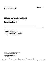 IE-789831-NS-EM1 datasheet pdf NEC