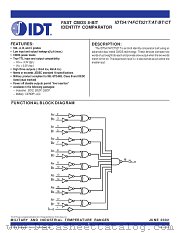 IDT54FCT521ATLB datasheet pdf IDT