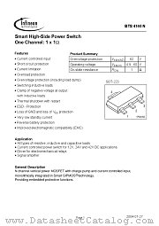 BTS 4140 N datasheet pdf Infineon