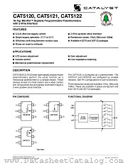 CAT5122 datasheet pdf Catalyst Semiconductor