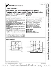 LP2988AILD-3.8 datasheet pdf National Semiconductor