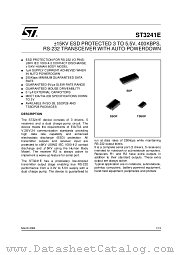 ST3241EC datasheet pdf ST Microelectronics