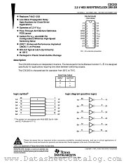 CDC203DWR datasheet pdf Texas Instruments