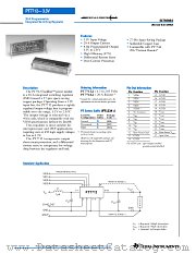 PT7712A datasheet pdf Texas Instruments