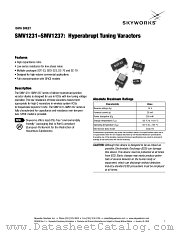 SMV1236 datasheet pdf Skyworks Solutions