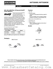 HUF75329D3S_NL datasheet pdf Fairchild Semiconductor