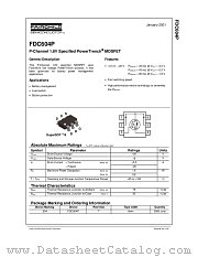FDC604P_Q datasheet pdf Fairchild Semiconductor