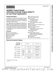 ACE8001EMT8X datasheet pdf Fairchild Semiconductor