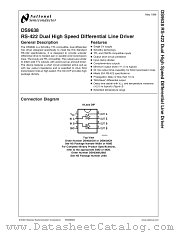 DS9638CN datasheet pdf National Semiconductor