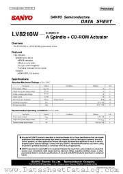LV8210W datasheet pdf SANYO