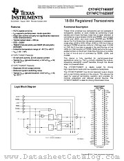 CY74FCT16500CTPACT datasheet pdf Texas Instruments