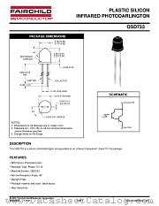 QSD733C datasheet pdf Fairchild Semiconductor
