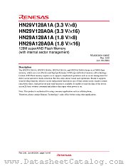 HN29A128A1ABP-8E datasheet pdf Renesas