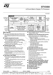 STV3550B datasheet pdf ST Microelectronics