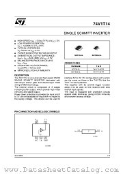 74V1T14 datasheet pdf ST Microelectronics