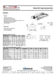 CR50Y datasheet pdf Marktech Optoelectronics