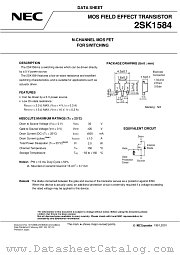 2SK1584-T2 datasheet pdf NEC
