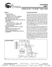 CY62157DV30L-55ZXE datasheet pdf Cypress