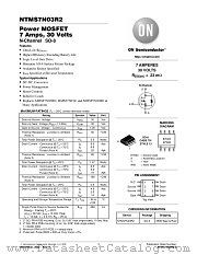 NTMS7N03R2 datasheet pdf ON Semiconductor
