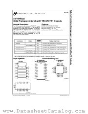 54F533FMQB datasheet pdf National Semiconductor