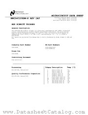 5962-8550101CA datasheet pdf National Semiconductor