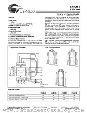 CY7C164-25PC datasheet pdf Cypress