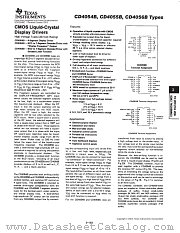 CD4054BNSR datasheet pdf Texas Instruments