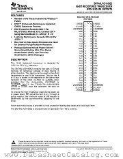 SN74ALVCH16952DGVR datasheet pdf Texas Instruments
