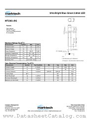 MT2363-BG datasheet pdf Marktech Optoelectronics