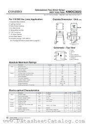 KMOC3023 datasheet pdf Cosmo Electronics