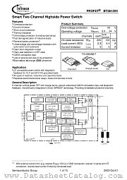 BTS612N1 E323 datasheet pdf Infineon