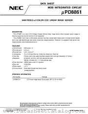 UPD8861 datasheet pdf NEC