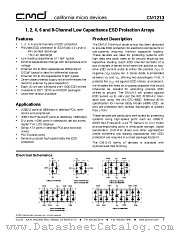 CM1213-04SO datasheet pdf California Micro Devices Corp