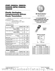 2N6035 datasheet pdf ON Semiconductor
