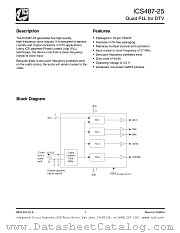ICS487-25 datasheet pdf Texas Instruments