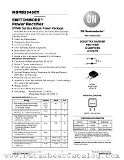 MBRB2545CTT4 datasheet pdf ON Semiconductor