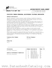 JM38510/11703SXA datasheet pdf National Semiconductor