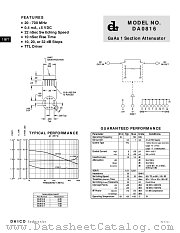 DA0816-X datasheet pdf DAICO Industries