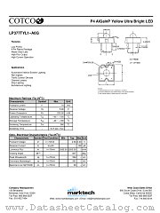LP377TYL1-A0G datasheet pdf Marktech Optoelectronics