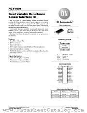 NCV7001 datasheet pdf ON Semiconductor