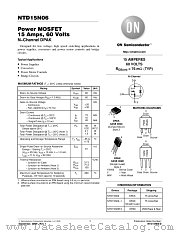 NTD15N06-001 datasheet pdf ON Semiconductor