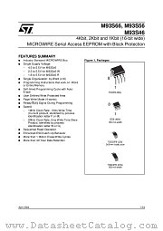 M93S56-MN3/W datasheet pdf ST Microelectronics