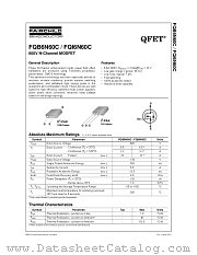 FQI6N60CTU datasheet pdf Fairchild Semiconductor