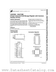 5962-8877101RA(54ACT299DMQB) datasheet pdf National Semiconductor
