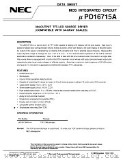 UPD16715AN-XXX datasheet pdf NEC