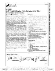 SD021-3EVK datasheet pdf National Semiconductor
