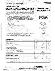MRF21045LR3 datasheet pdf Freescale (Motorola)